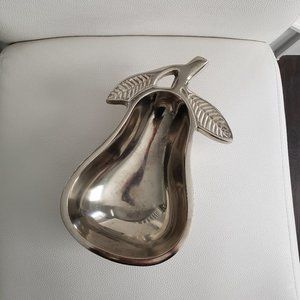 Silver Pear Bowl